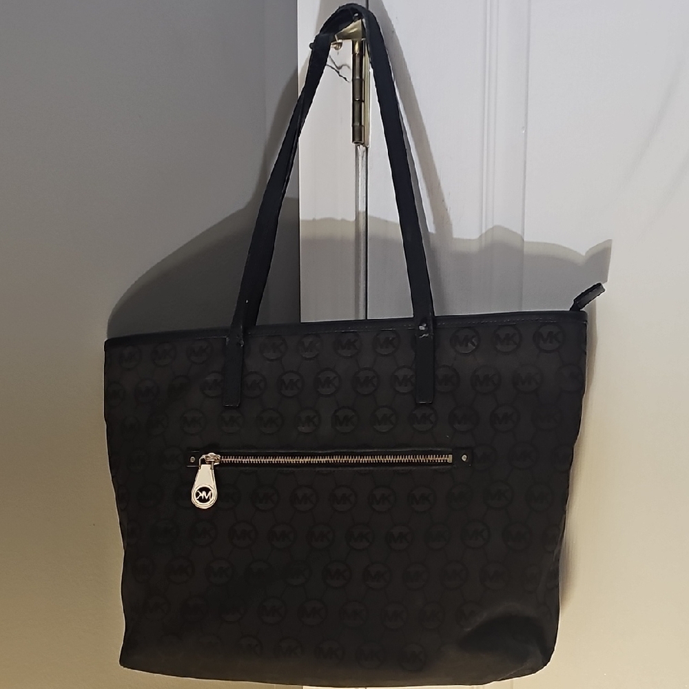 Michael Kors Black Monogram Tote